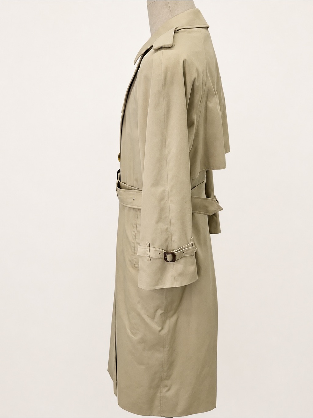 Authenticated Vintage Burberrys London Trench Coat Beige Size 10 Made in England - Picture 4 of 8